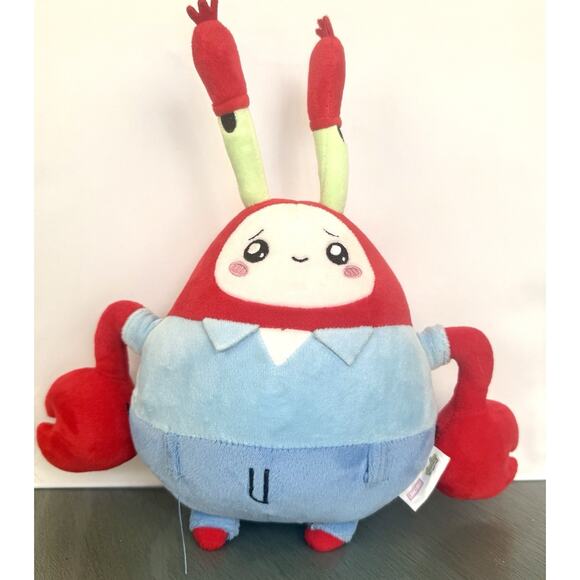 SpongeBob SquarePants Mr. Krabs Plush 10” LankyBox Collab 2022 Nickelodeon Toy - Picture 1 of 2